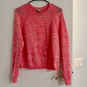 Autumn Cashmere, size large, hot pink sweater
